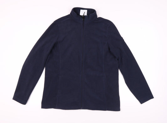 TOG24 Women's Blue Fleece Jacket, Size 14, Full Zip