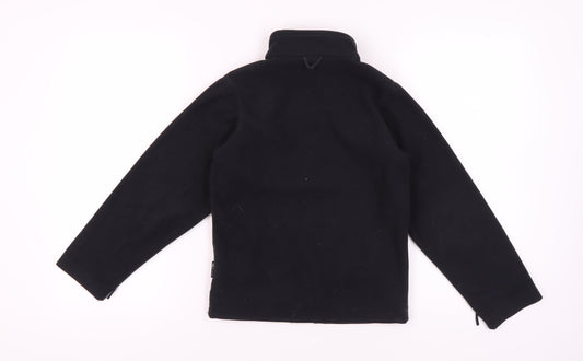 Trespass Boys Black Basic Jacket, Size 9-10, Full Zip