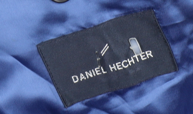 Daniel Hechter Mens Black Wool Blazer, 40R