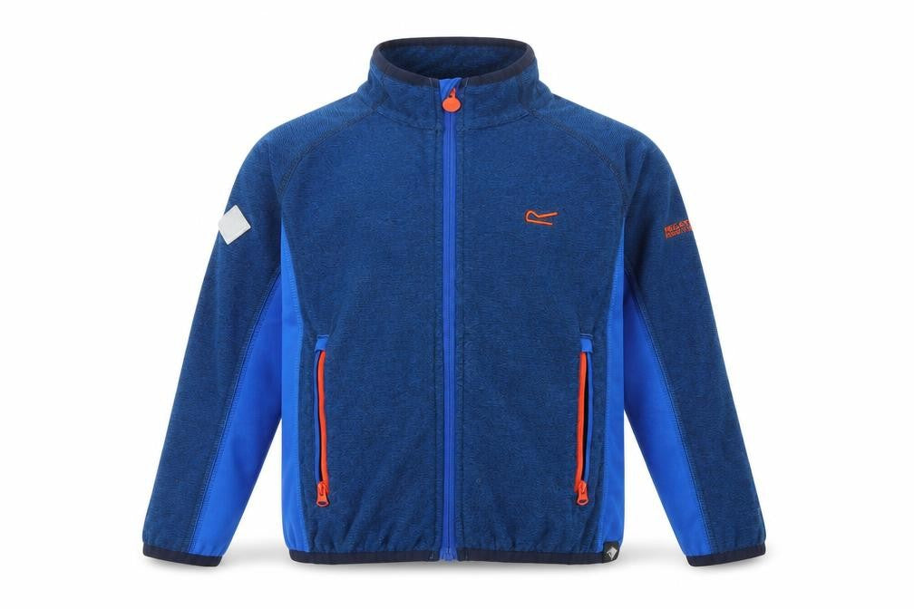 Regatta Boys Blue Track Jacket Size 7 Years Full Zip