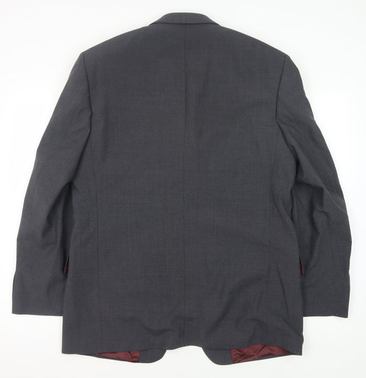 Brook Taverner Grey Men's Blazer, Size 40, Regular Fit