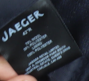 Jaeger Men's Blue Slim Fit Suit Jacket 42R