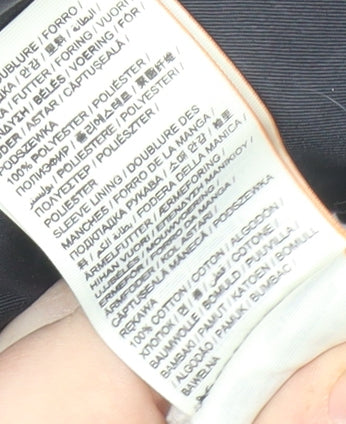 Superdry Women's Black Military Jacket XL