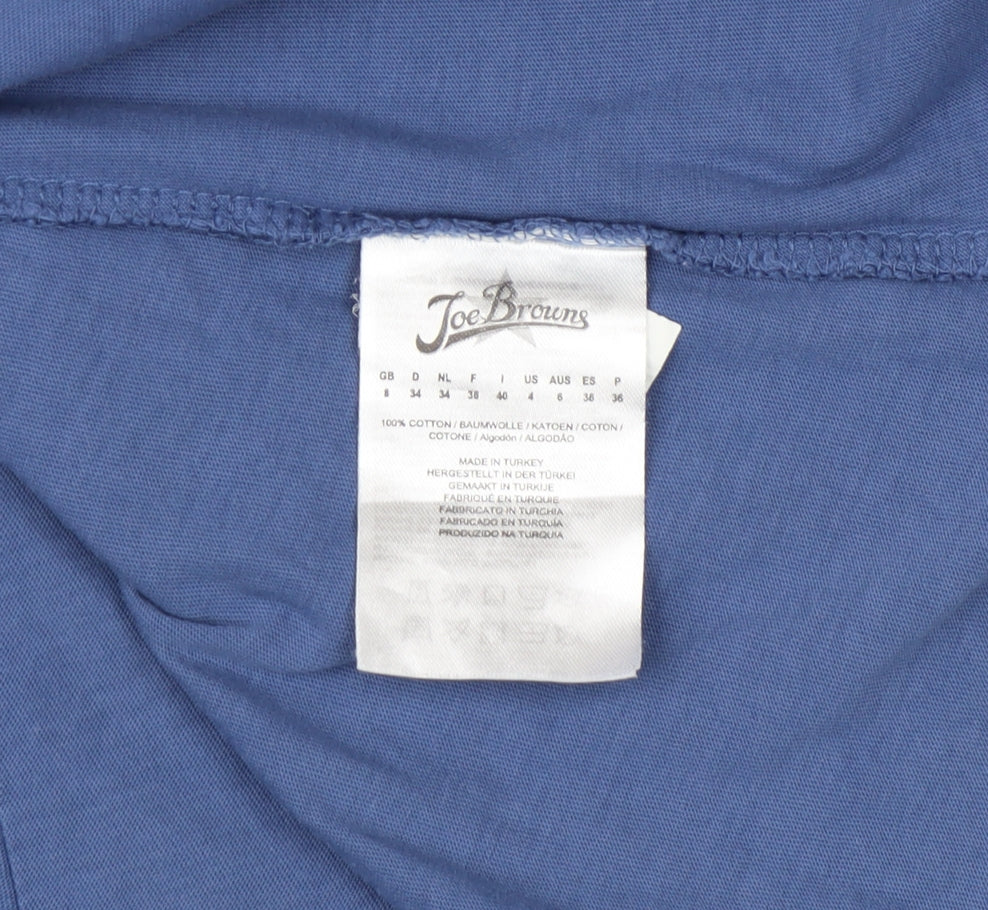 Joe Browns Blue Long Sleeve Dress Women Size 8