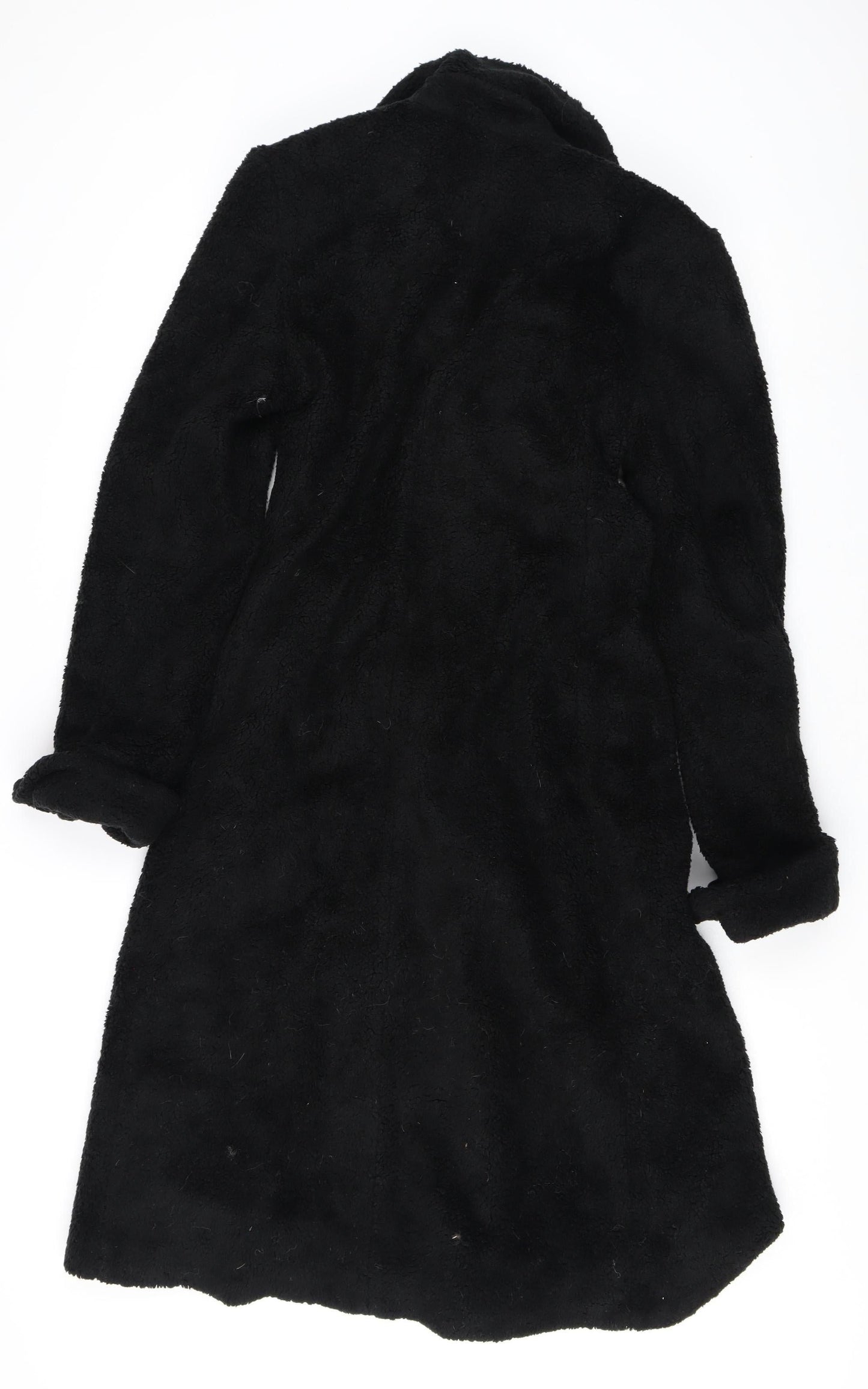 Anthology Women's Black Wool Overcoat Size 2XS