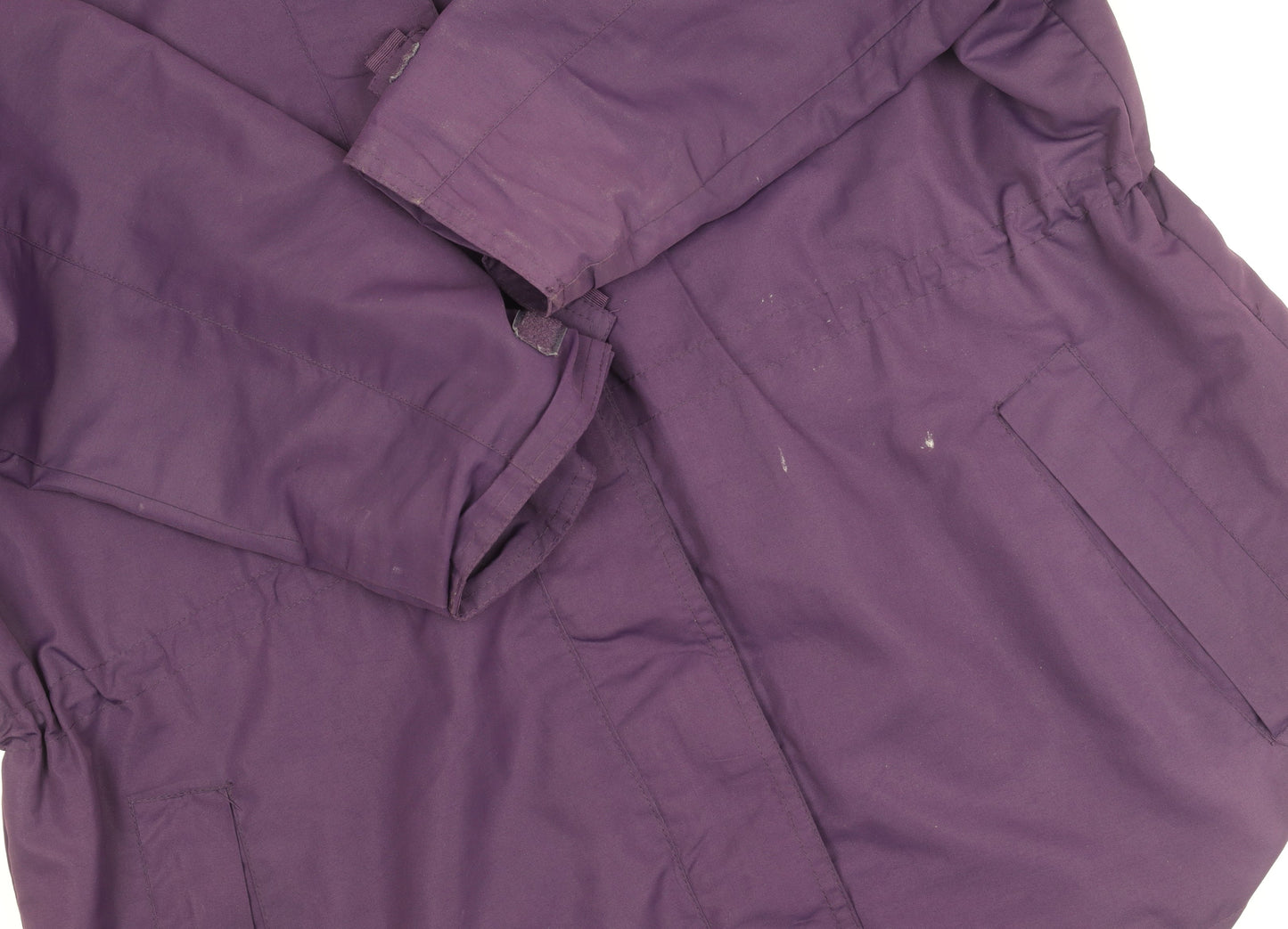 Mountain Essentials Women's Purple Hooded Jacket Size 16