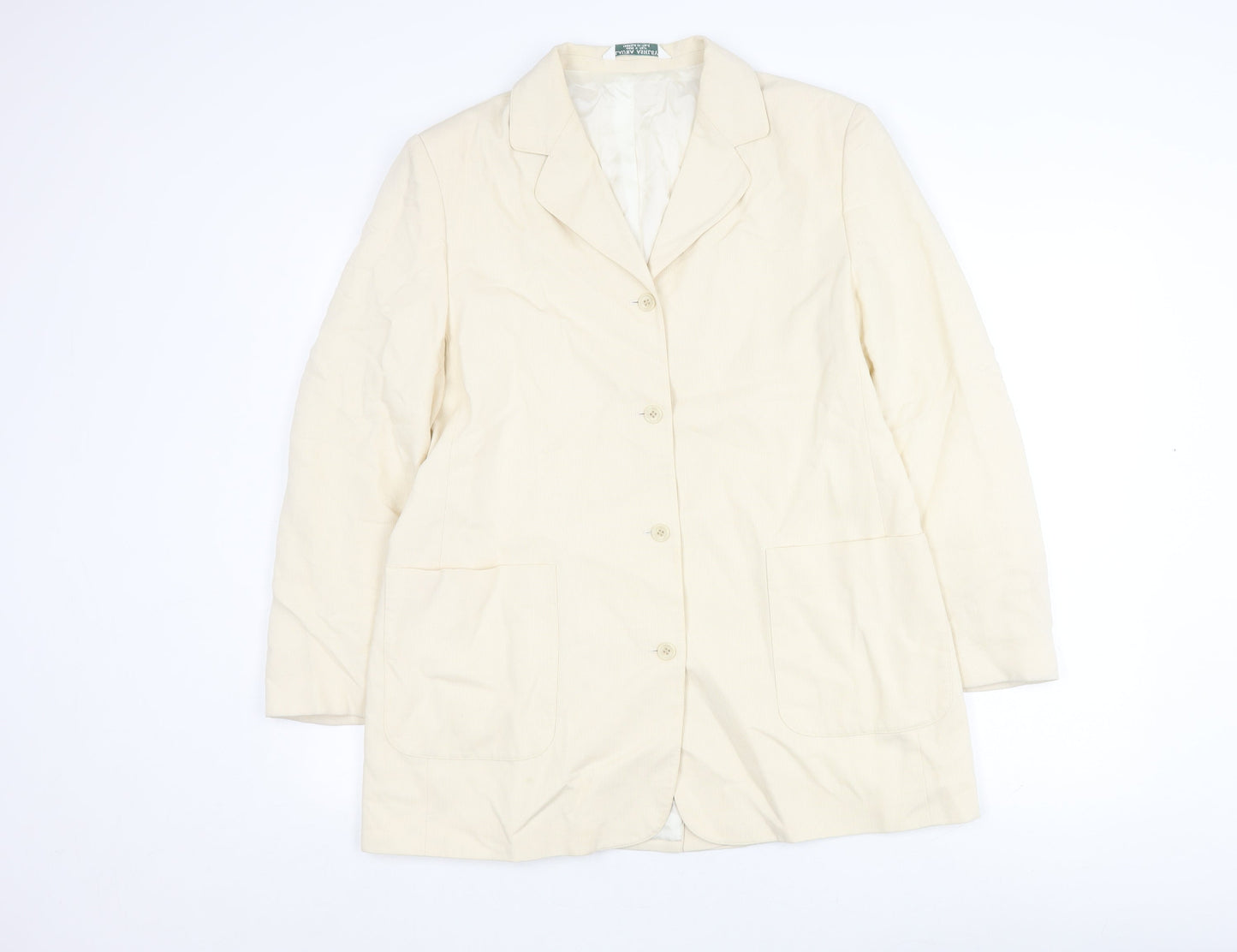Laura Ashley Women's Ivory Blazer Size 16 Lined