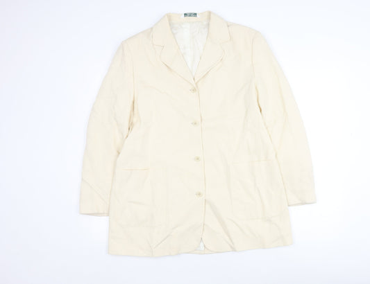 Laura Ashley Women's Ivory Blazer Size 16 Lined