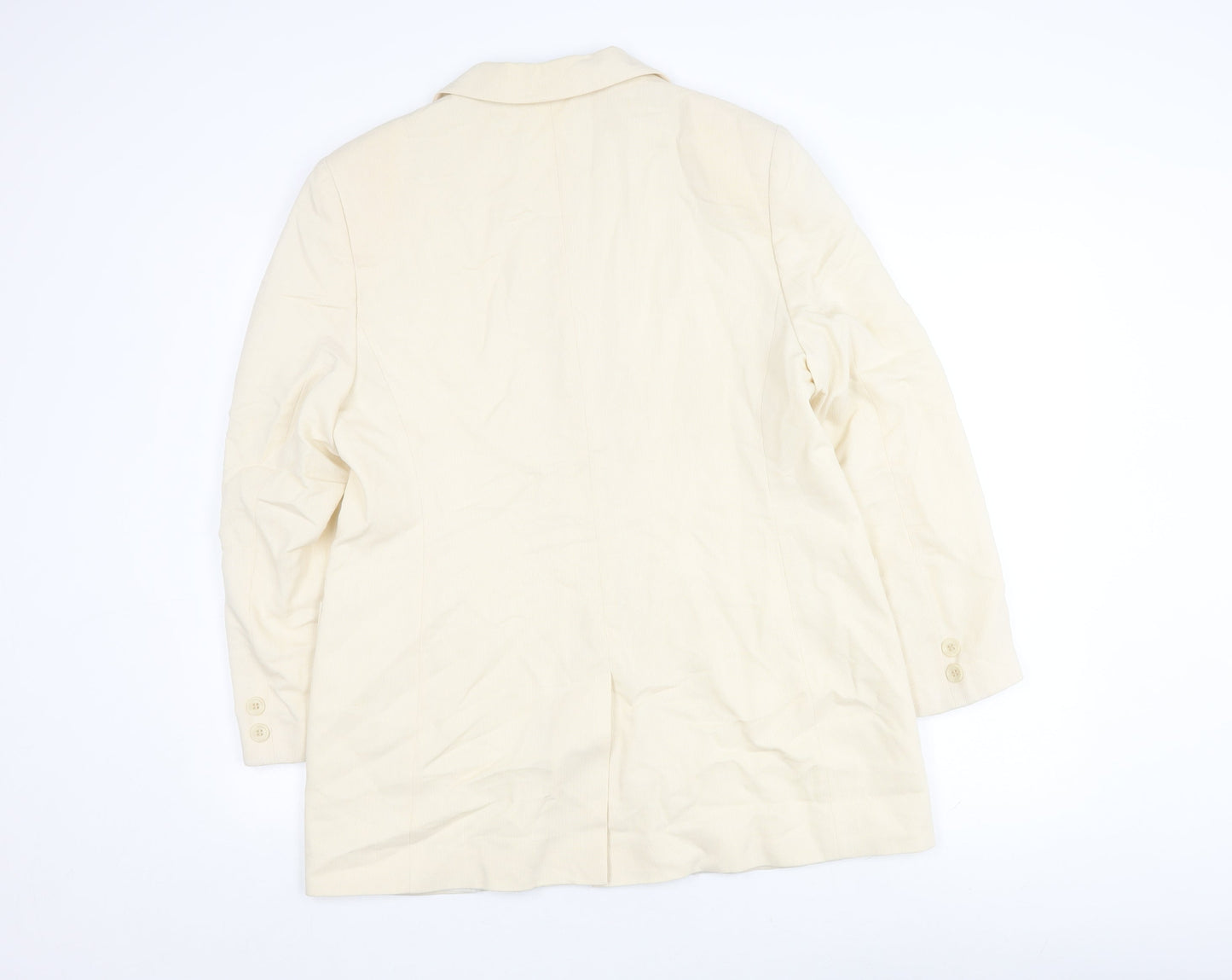 Laura Ashley Women's Ivory Blazer Size 16 Lined