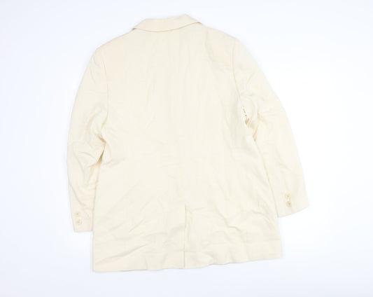 Laura Ashley Women's Ivory Blazer Size 16 Lined