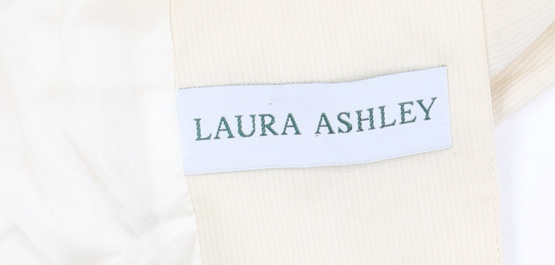 Laura Ashley Women's Ivory Blazer Size 16 Lined