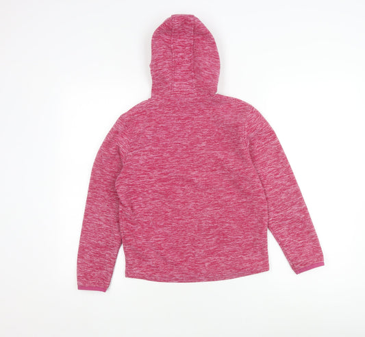 Peter Storm Girls Pink Fleece Hoodie 9-10 Years