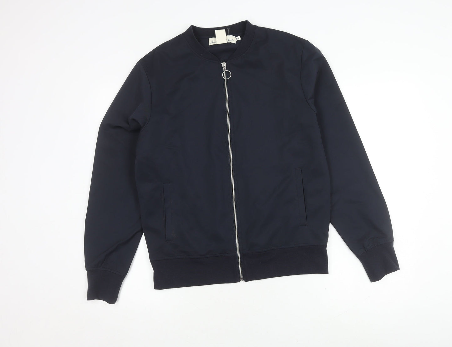 H&M Men's Black Bomber Jacket S Casual