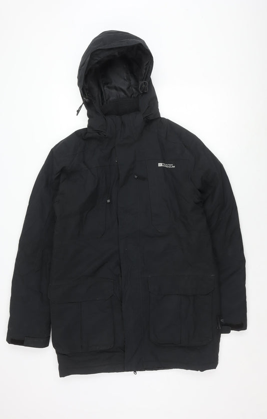 Mountain Warehouse Men's Black Parka Jacket S