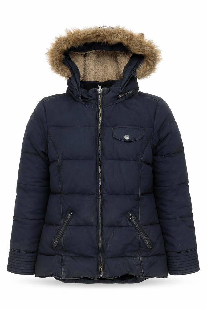Crew Clothing Puffer Jacket Size 12 Down Filled