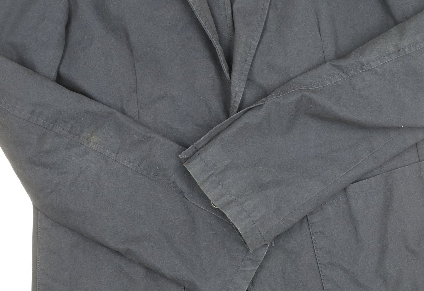 French Connection Men’s Blue Cotton Blazer 40 Regular Fit