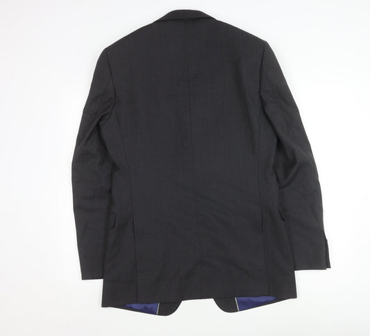 Marks and Spencer Men's Grey Blazer 38 Long Formal
