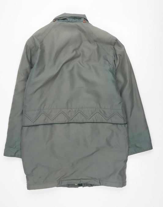 Compliments Women's Grey Mid-Length Jacket Size 10