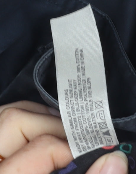 Fat Face Women's Black Hooded Parka Jacket Size 10