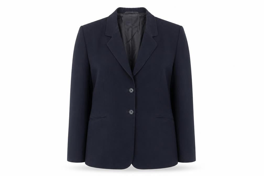 Baronia Women's Blue Blazer Size 16 Classic Style