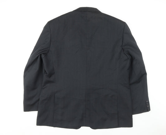 Greenwoods Classic Men's Black Blazer 46R Regular Fit