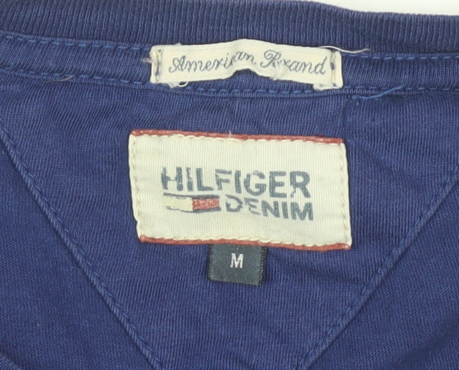 Hilfiger Denim Men's Blue Graphic T-Shirt Size M