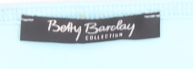 Betty Barclay Women's Blue Camisole Tank, Size 16, Stretch