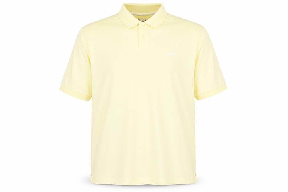Slazenger Men's Yellow 2XL Polo Shirt - Summer Casual Wear
