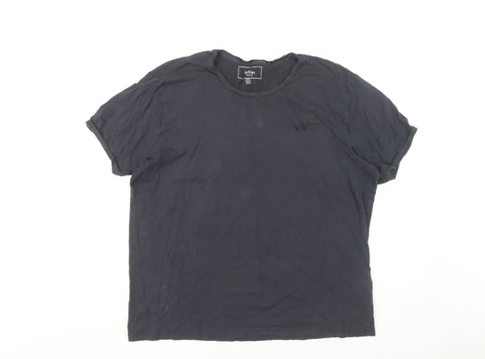 Firetrap Men's Black 3XL Crew Neck T-Shirt