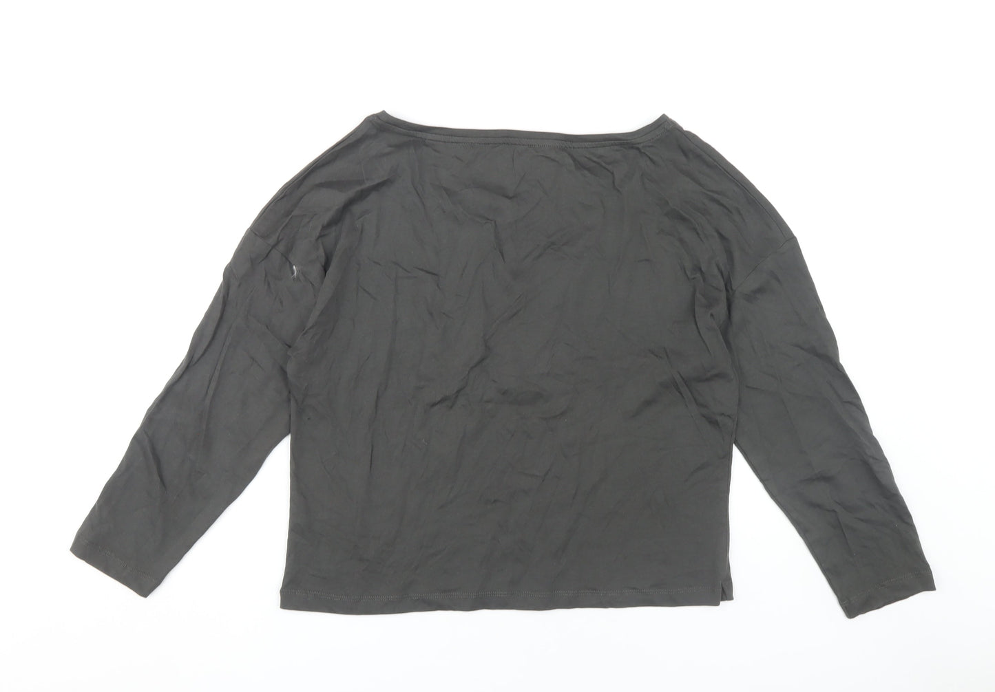 FRIENDS Women's Black T-Shirt Size 8-10 Long Sleeve