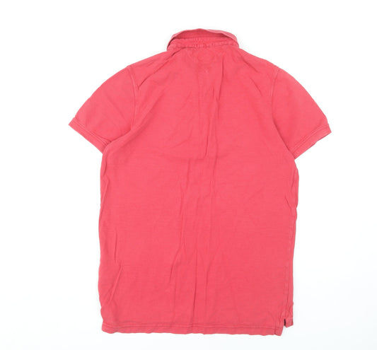 Hilfiger Denim Men's Red Polo Shirt - Size L