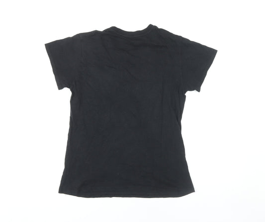 The Beatles Unisex Black T-Shirt, Size S, Music Theme