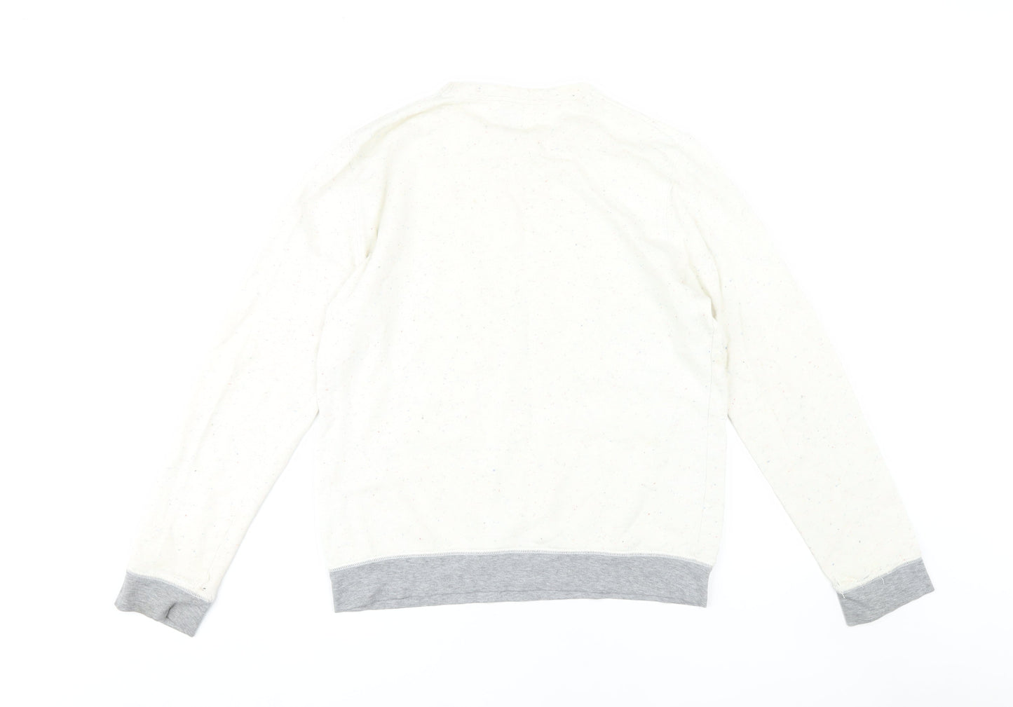 ASOS Men's White Medium Pullover Sweatshirt