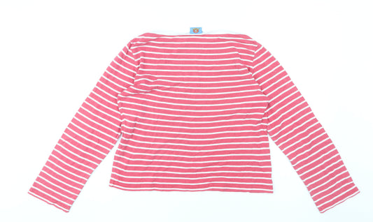 Looney Tunes Women’s Red Striped T-Shirt L