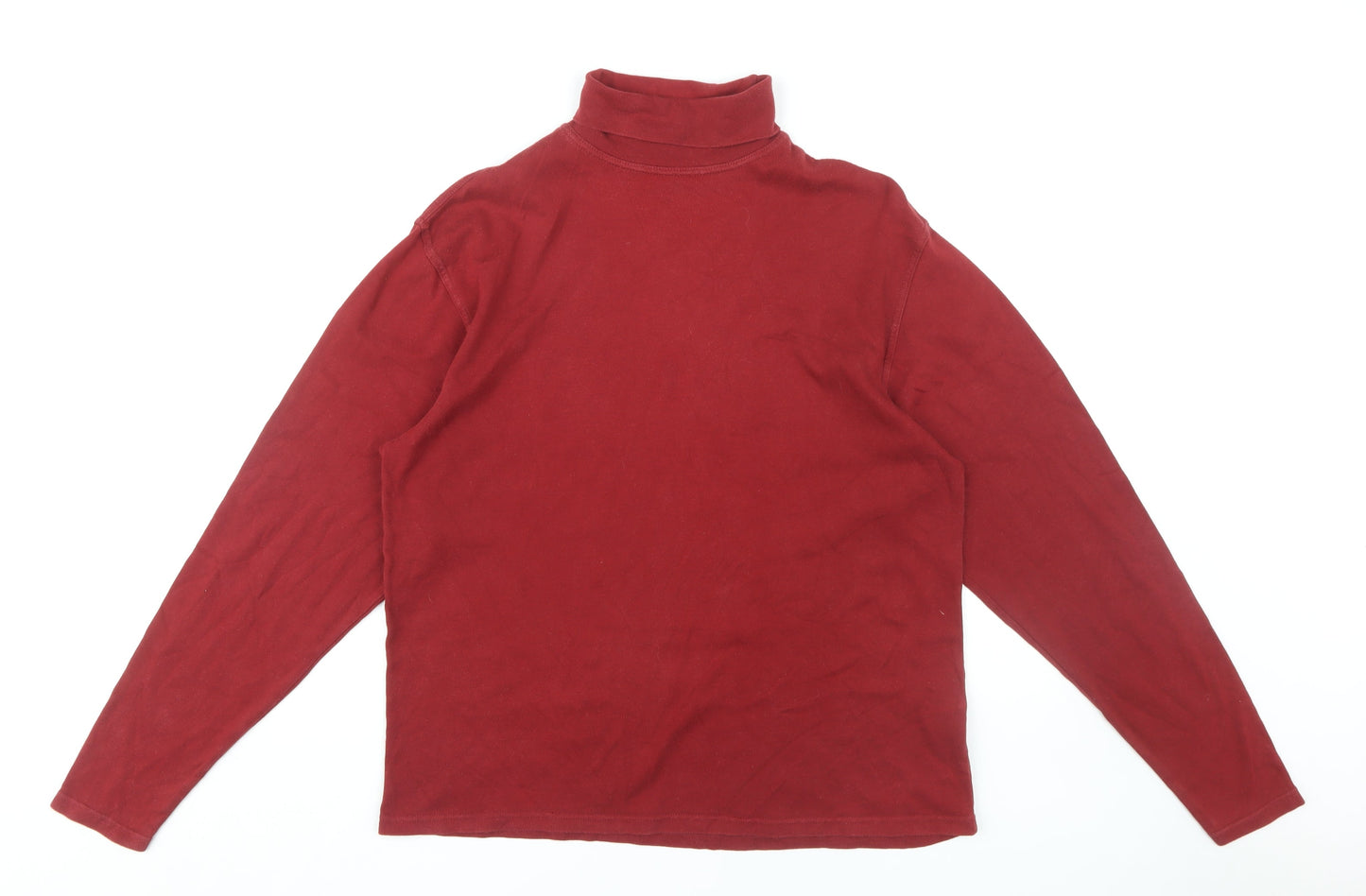 EWM Pure Classics Women's Red Mock Neck Top M