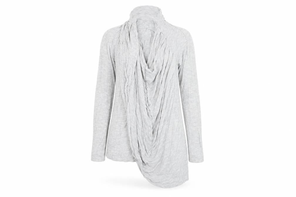 Womens UK Size S French Connection Grey Viscose Blouse