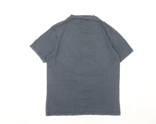 Lee Cooper Men's Blue Graphic T-Shirt, Size S