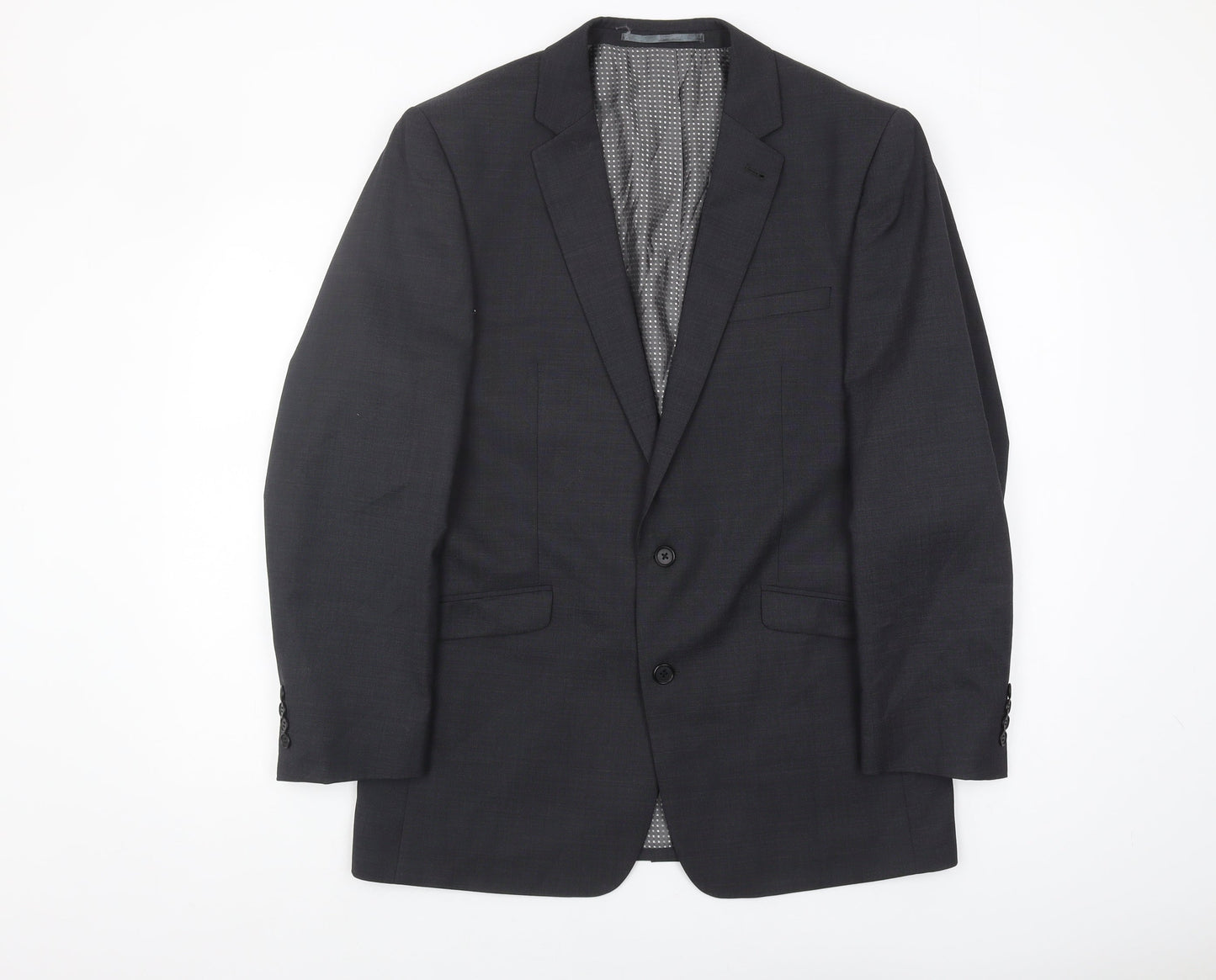 Next Men's Grey Slim Fit Blazer Jacket 40R