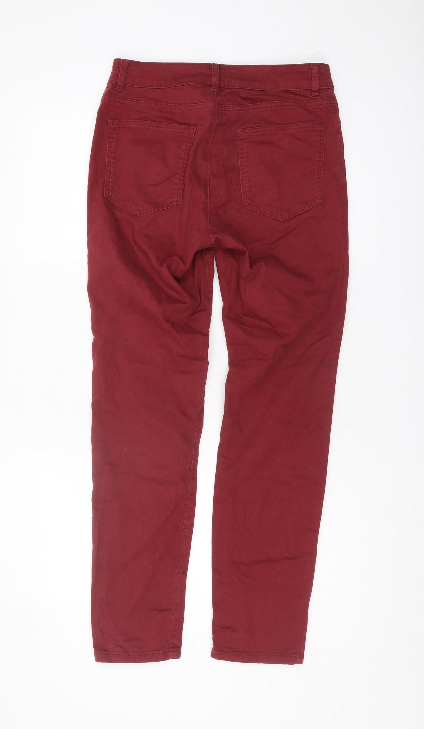 Jaeger Women's Red Straight Jeans Size 10 Slim Fit