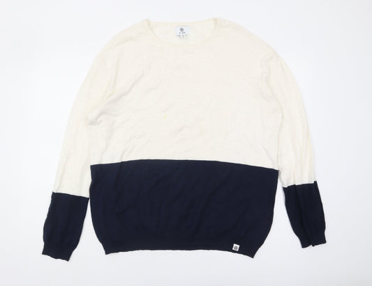 TOG24 Women's Ivory Black Pullover Jumper Size 18