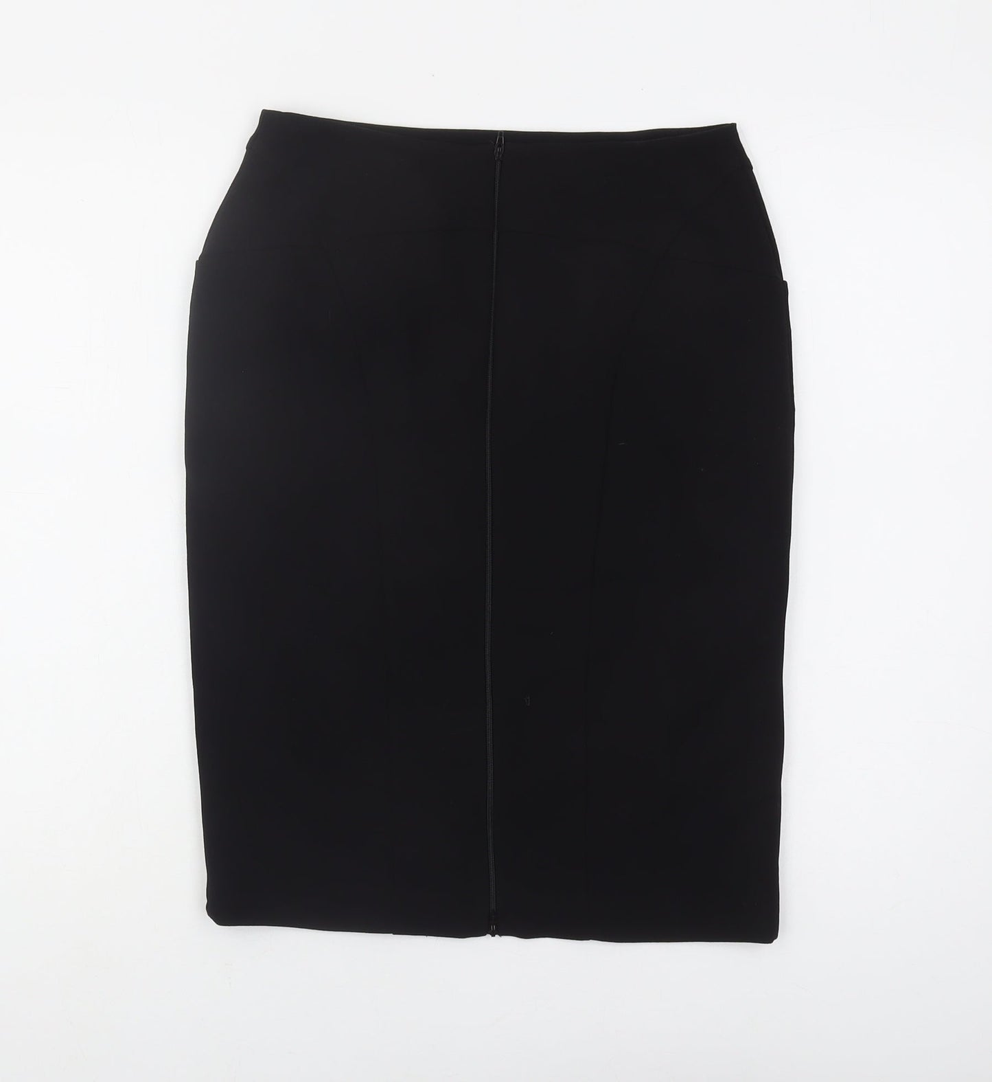 Planet Women's Black Pencil Skirt, Size 6, Zip Closure