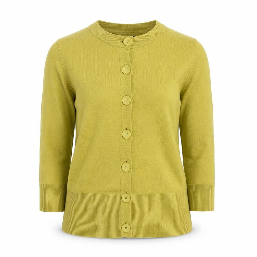Front view of Principles Women's Petite, size 12, Button Cardigan
