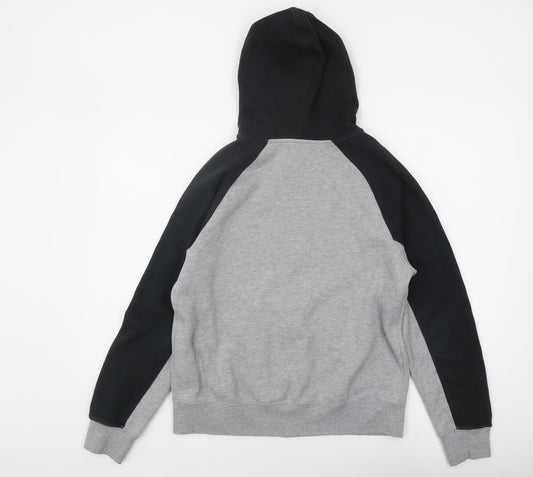 Nike Boys Grey XL Full Zip Hoodie with Logo
