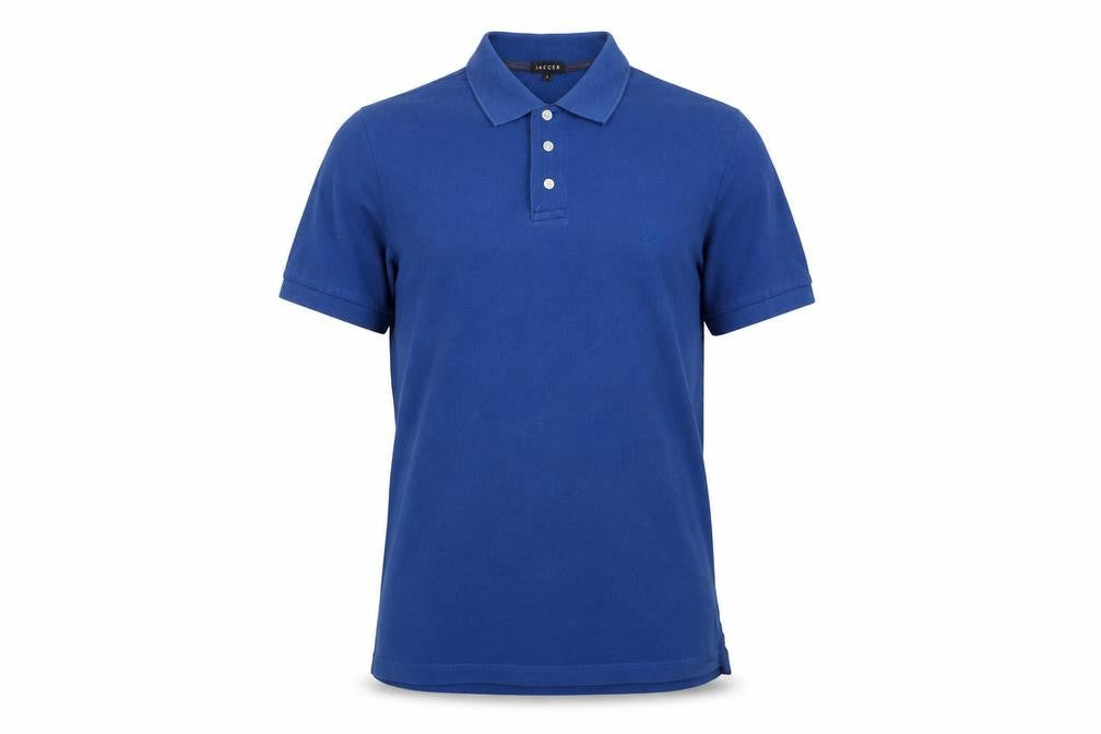 Jaeger Men's Blue Polo Shirt Size S