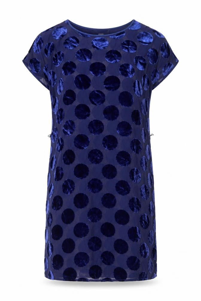 Boden Women's Blue Polka Dot Dress Size 10