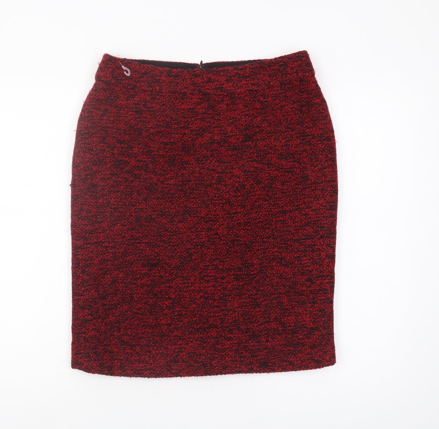 Garnet Hill Women's Red Pencil Skirt Size 8