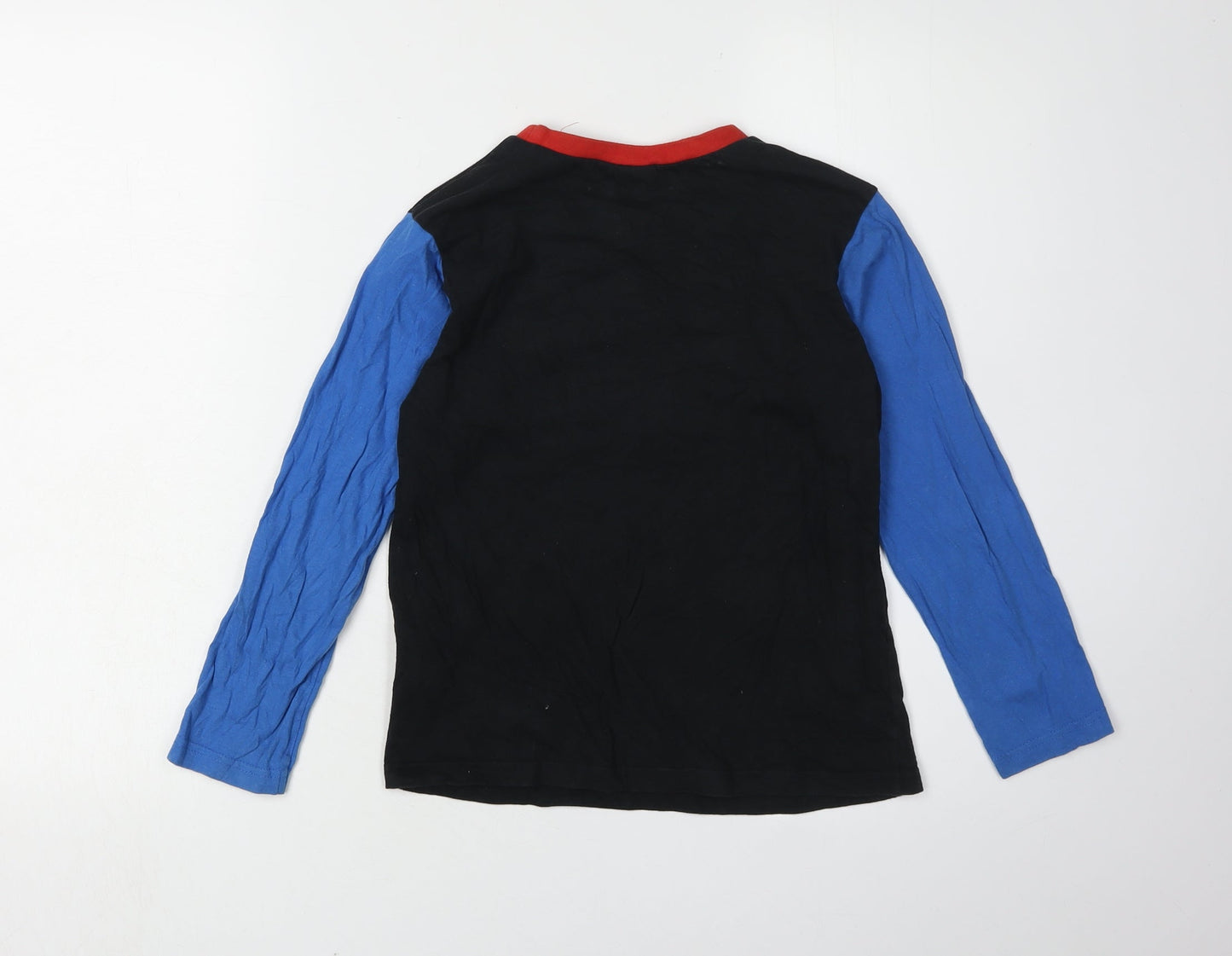 Marvel Boys Spider-Man Long Sleeve T-Shirt, 9-10 Years, Black & Blue