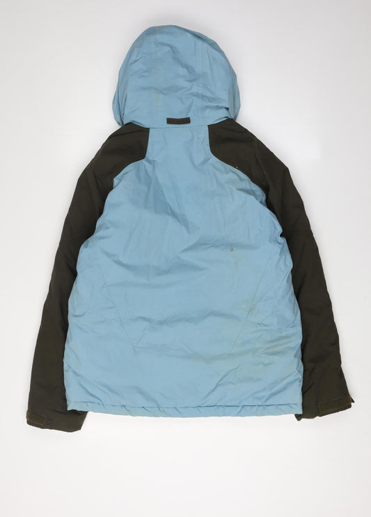 Columbia Girls Puffer Jacket Blue Green 14-15 Years Winter