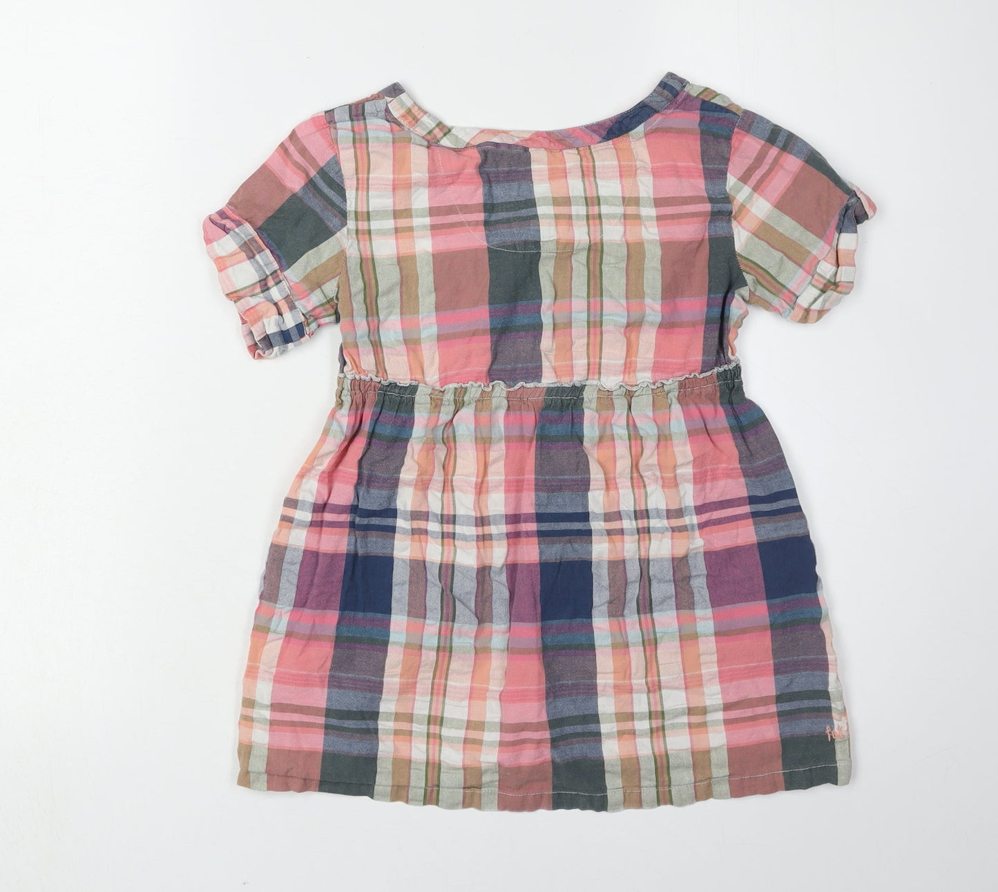 FatFace Girls Multicoloured Plaid Blouse, 11-12 Years