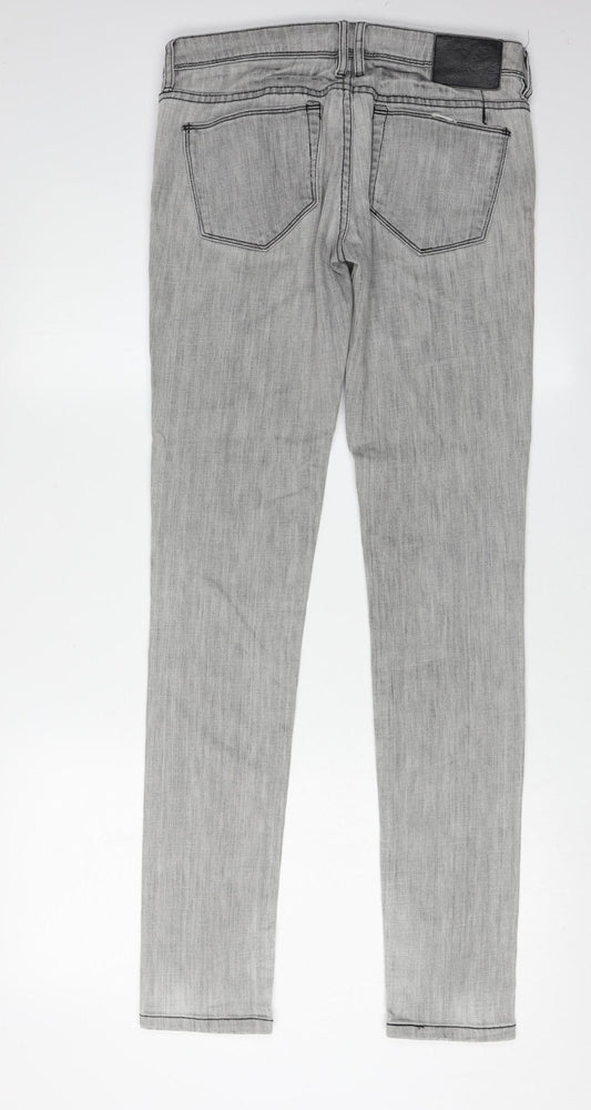 Quiksilver Grey Skinny Jeans, Size 26, Stretch Fit
